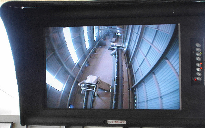 Single View of inside Sand House Area on 15 inch Heavy Duty LCD Monitor